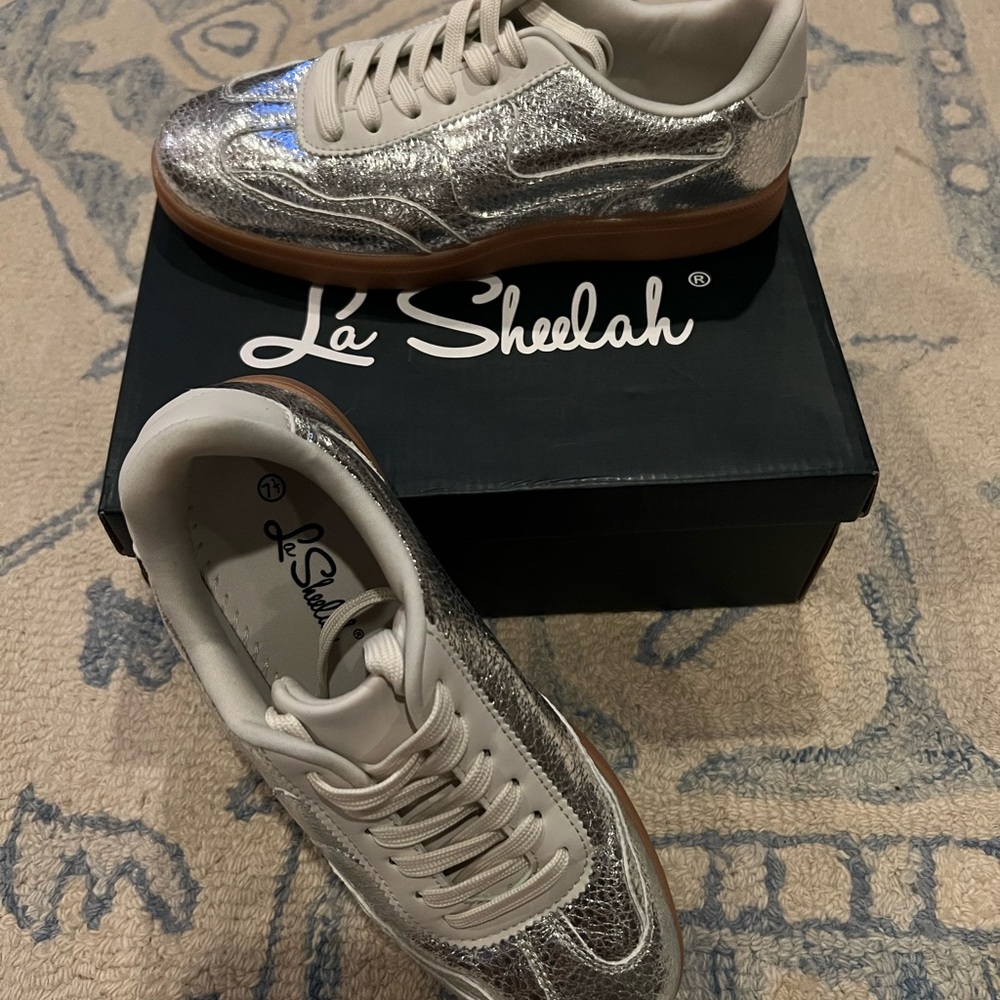 Silver Women's Sneakers